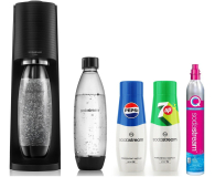 SodaStream Saturator Terra 2 butelki czarny +syrop Pepsi 440ml+syrop 7U - 1511770 - zdjęcie 1
